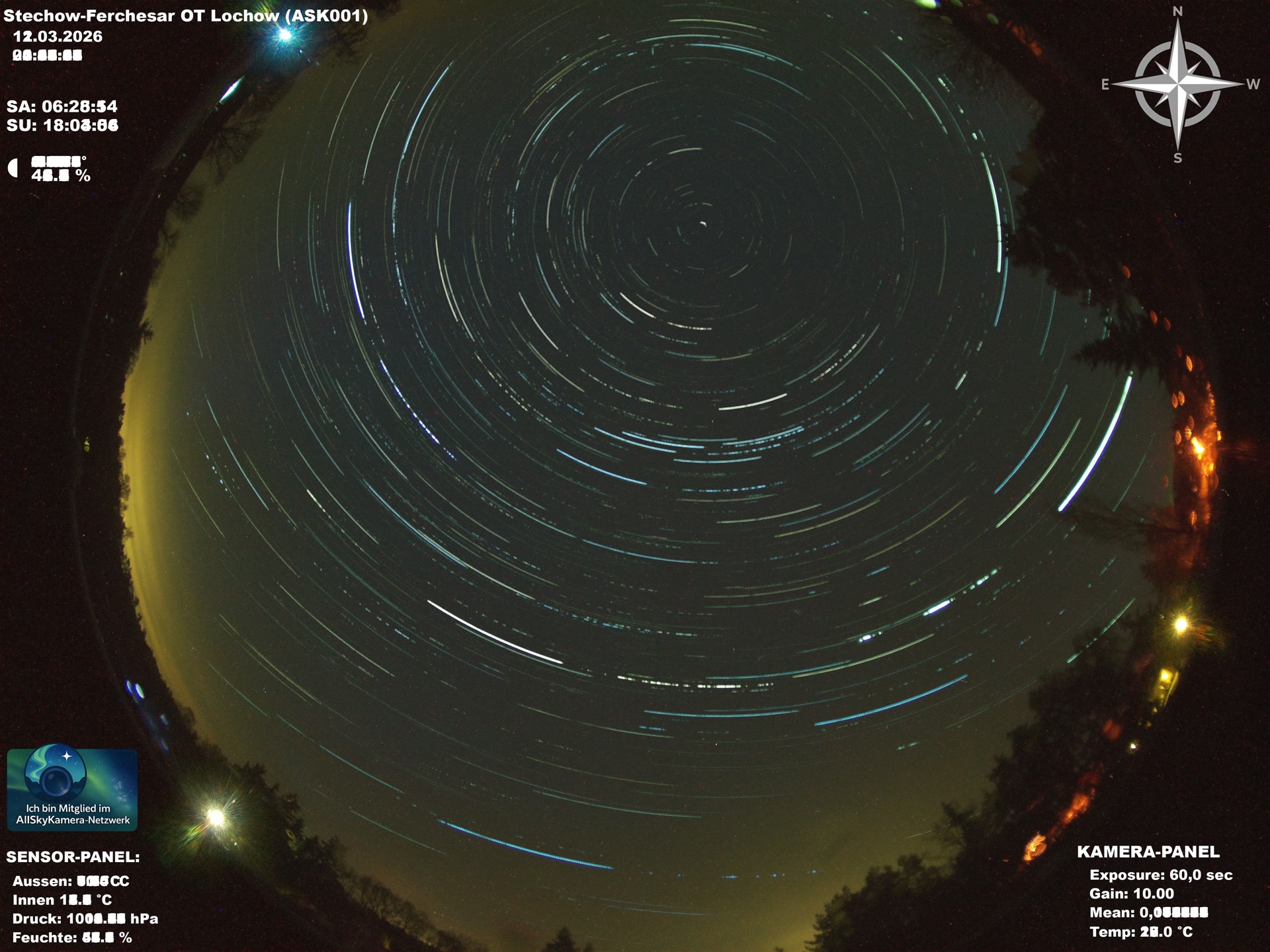 Startrails-Vergleich