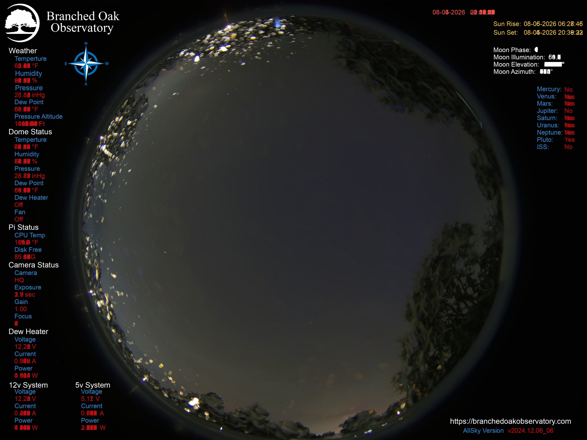 Branched Oak Observatory