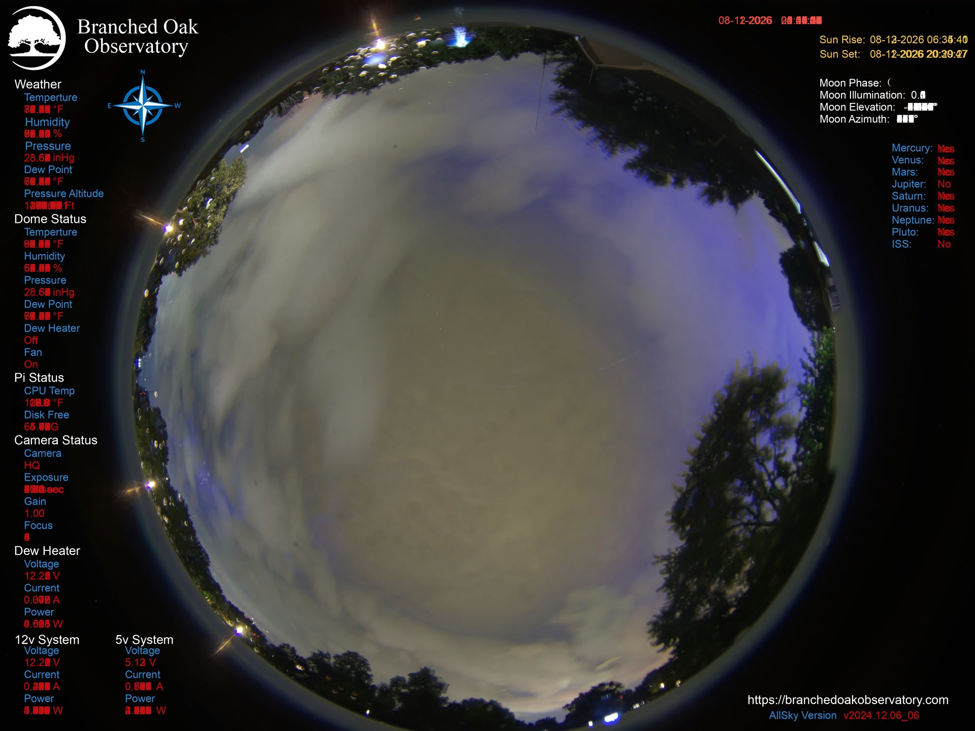 Branched Oak Observatory