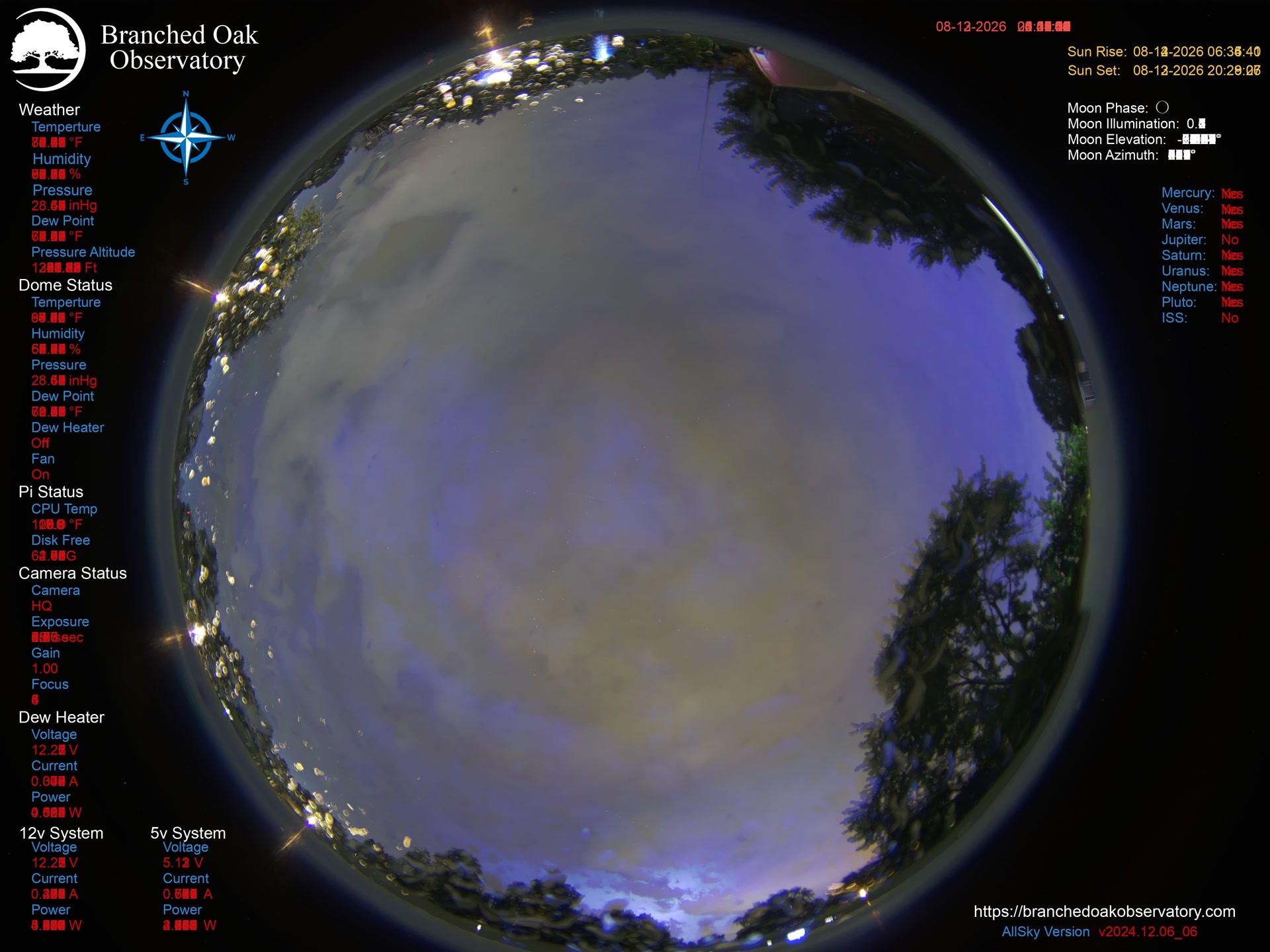 Branched Oak Observatory