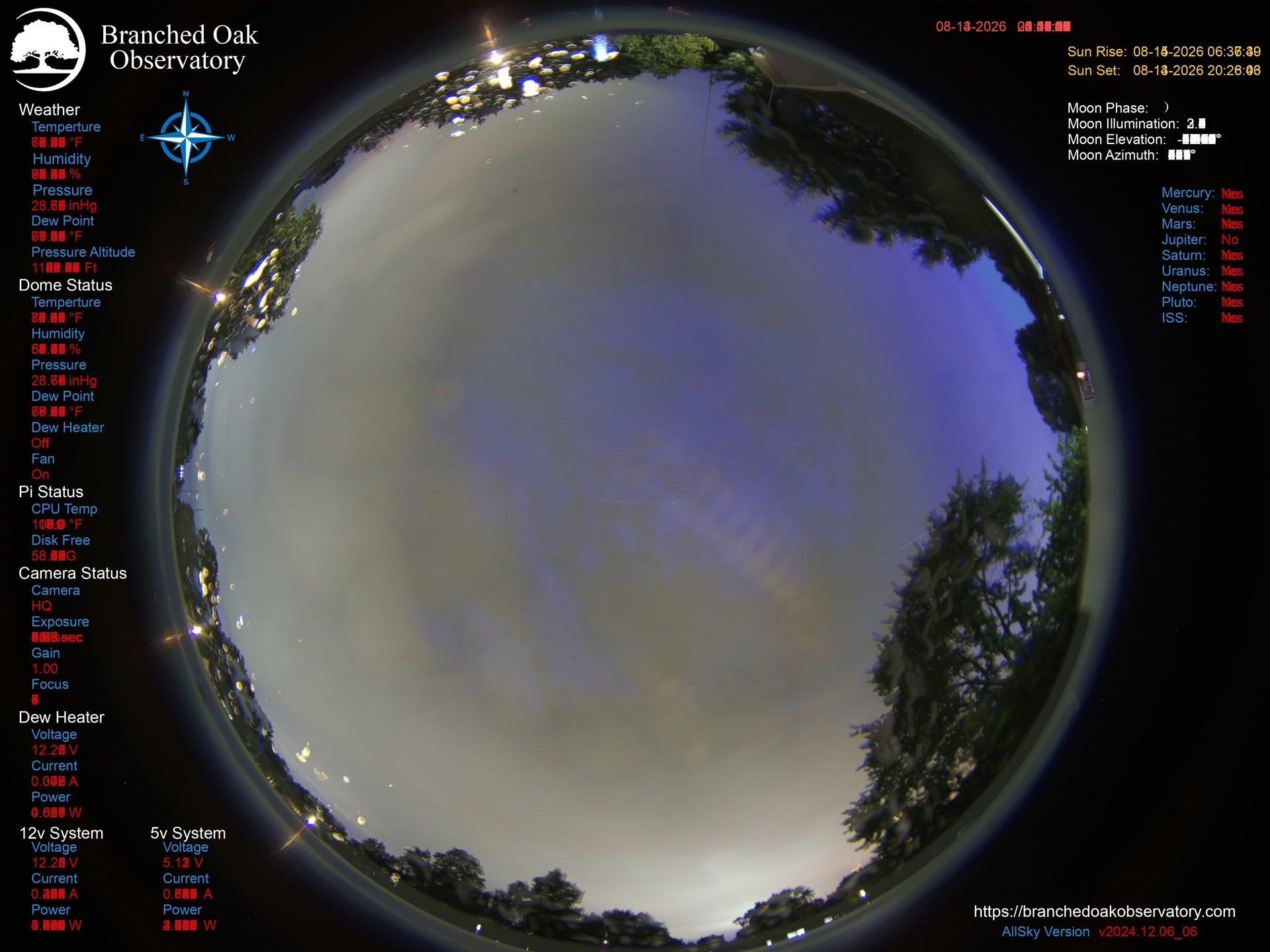 Branched Oak Observatory