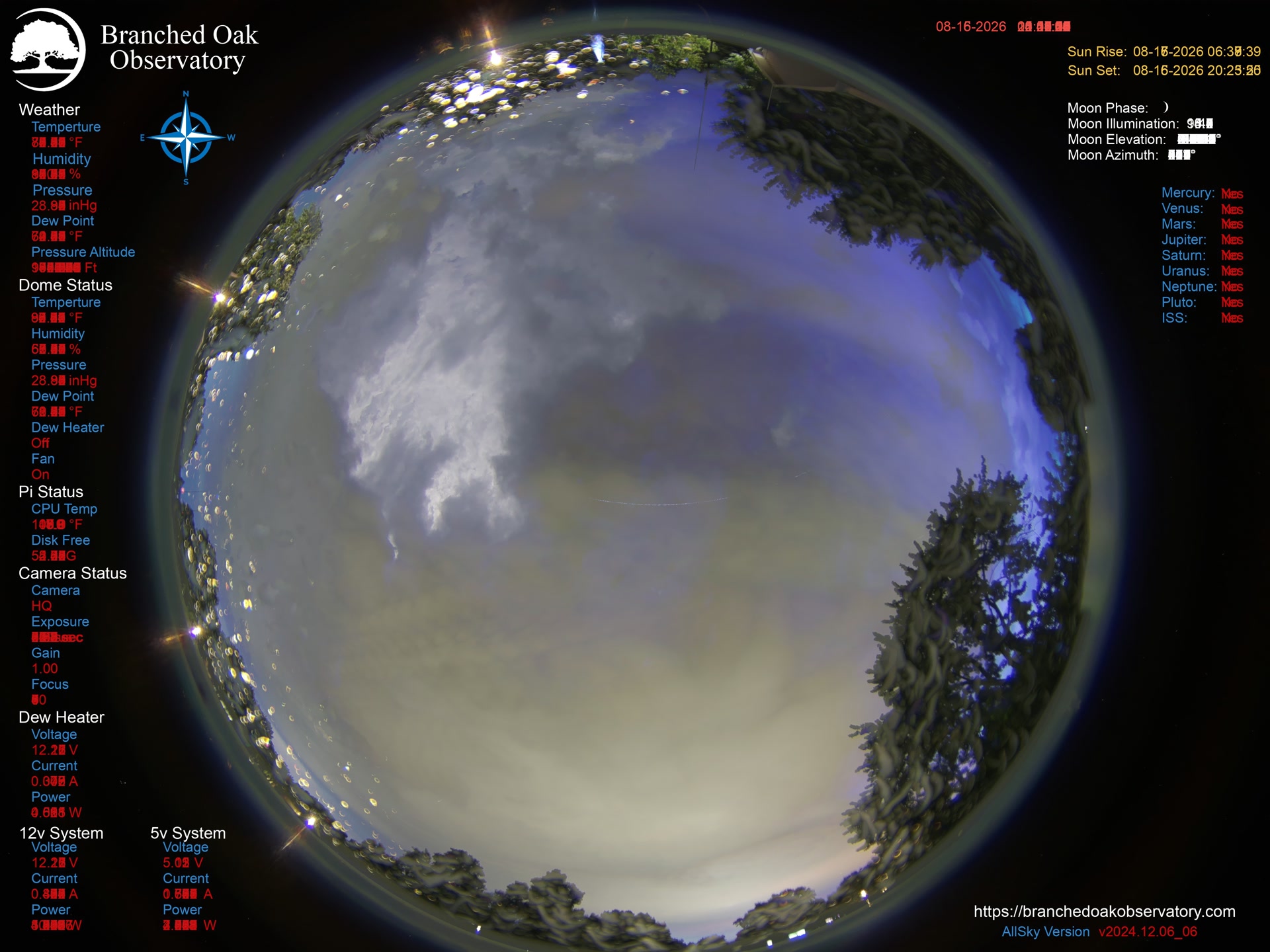Branched Oak Observatory