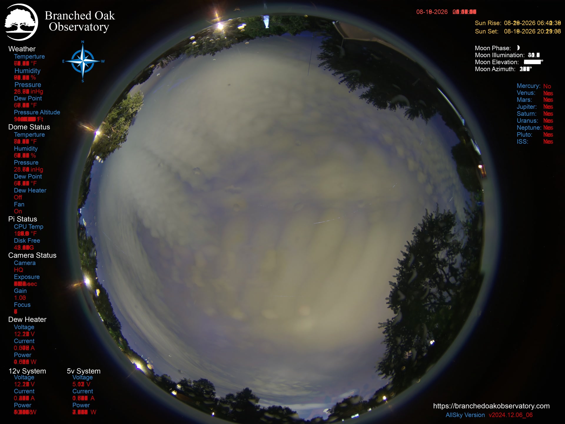 Branched Oak Observatory