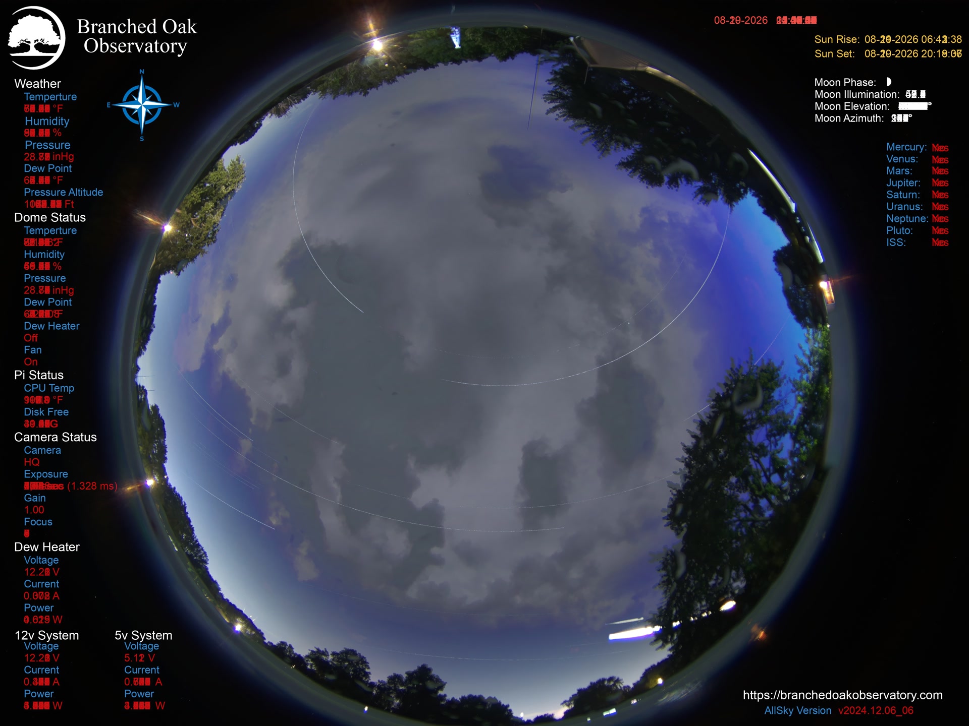 Branched Oak Observatory