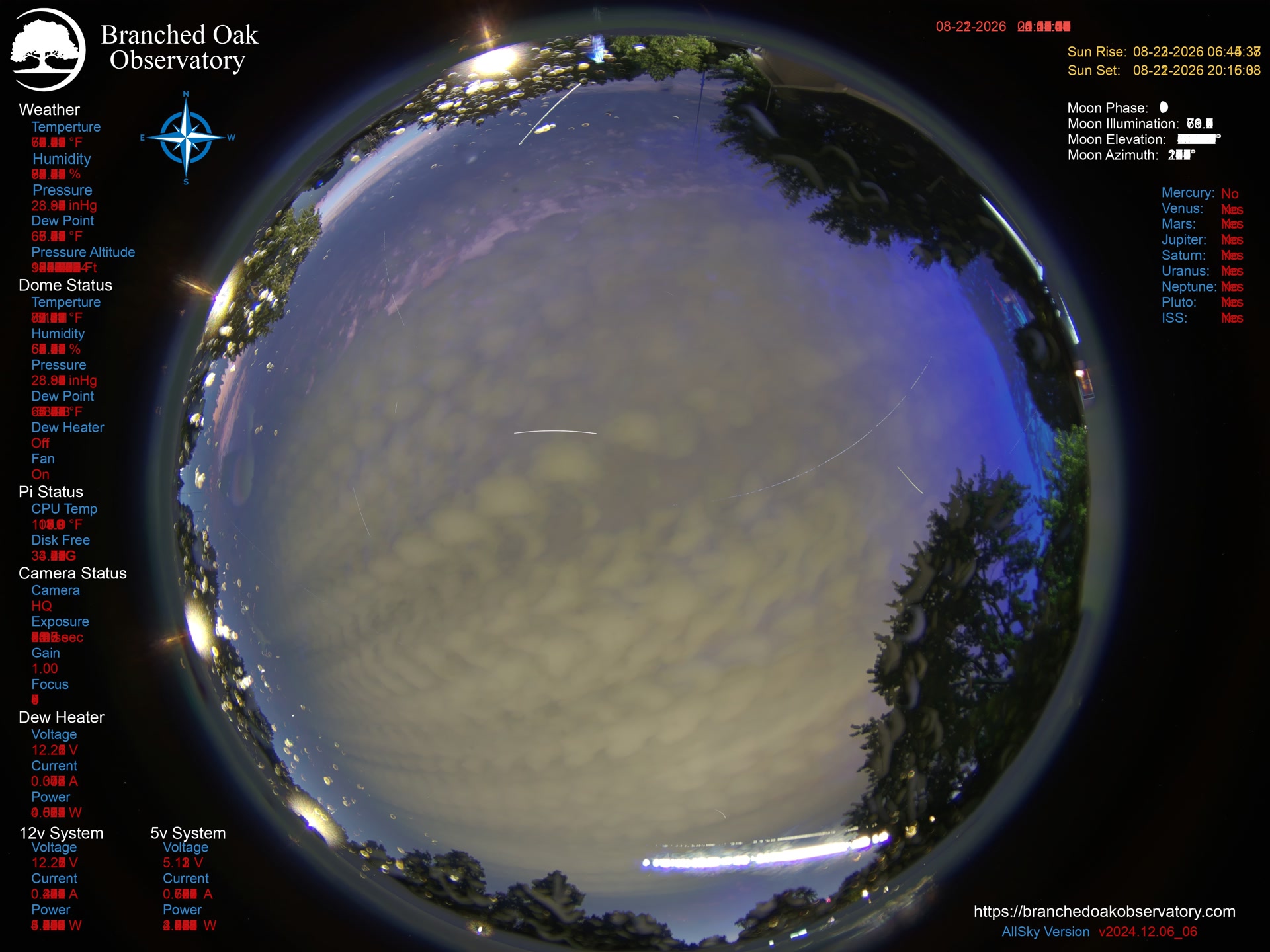 Branched Oak Observatory