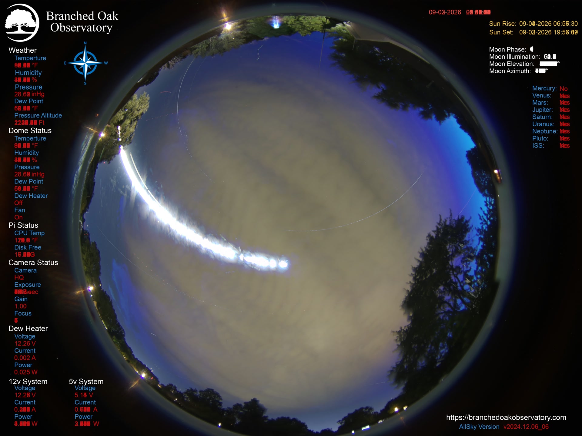 Branched Oak Observatory