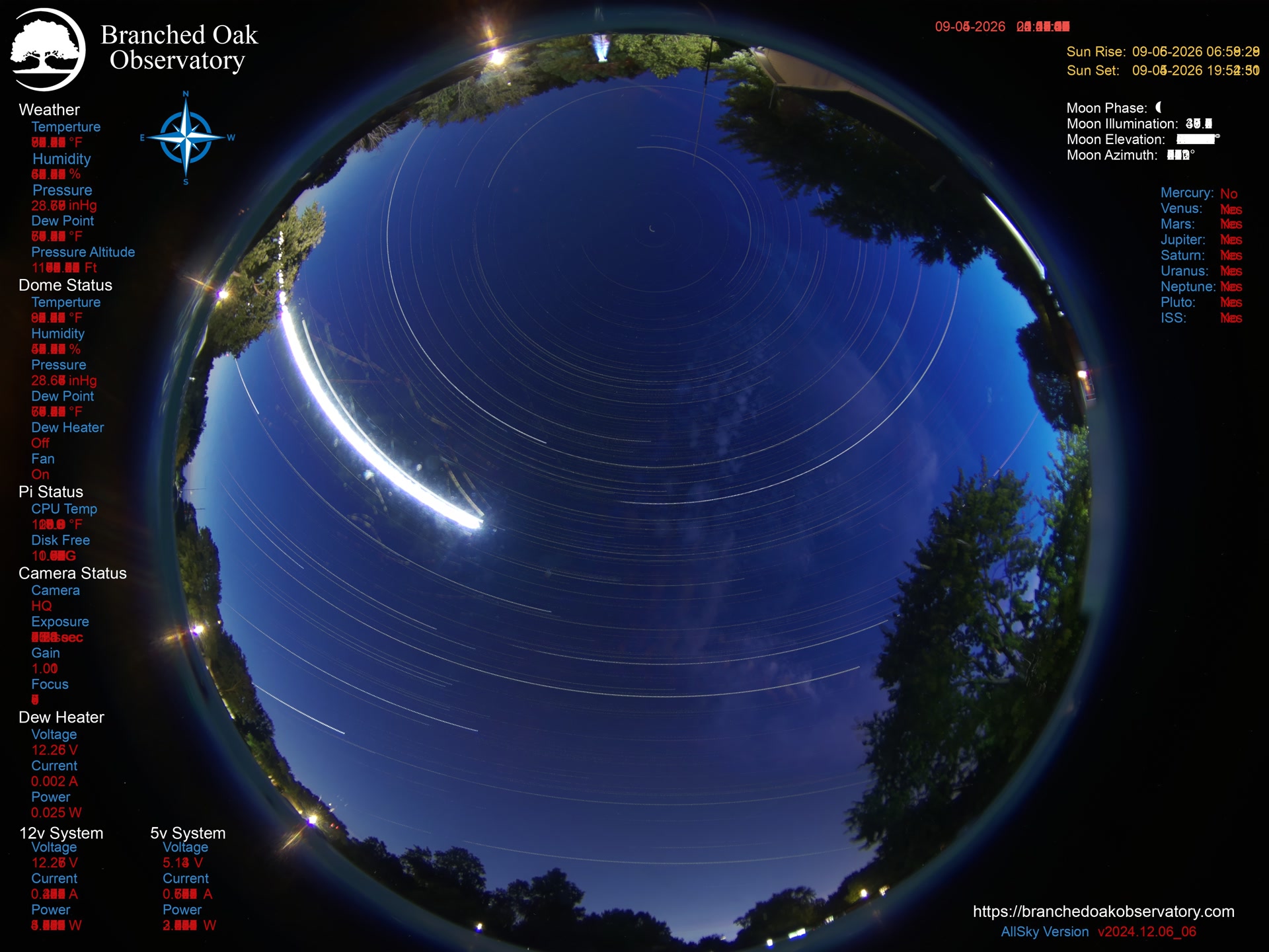 Branched Oak Observatory