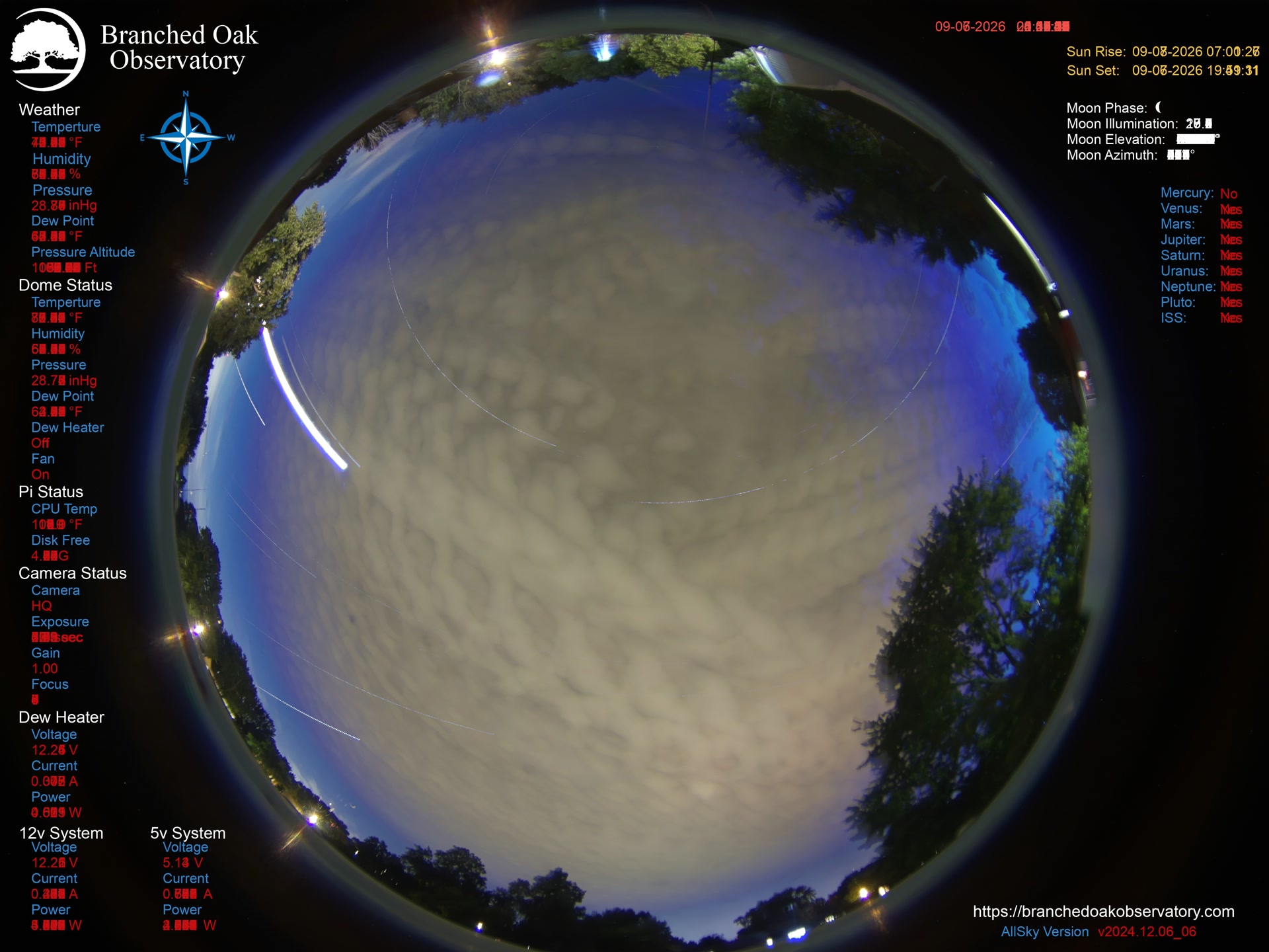Branched Oak Observatory