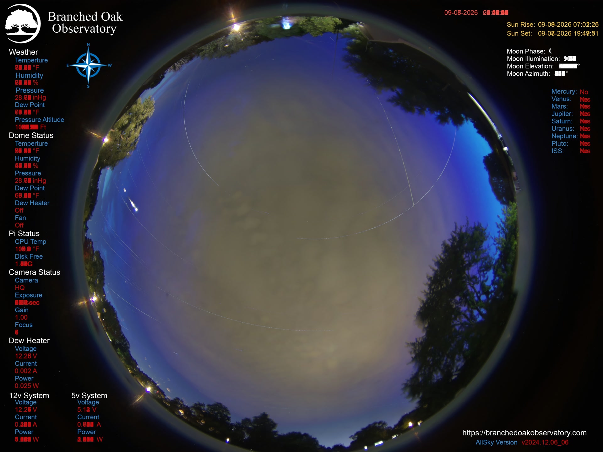 Branched Oak Observatory