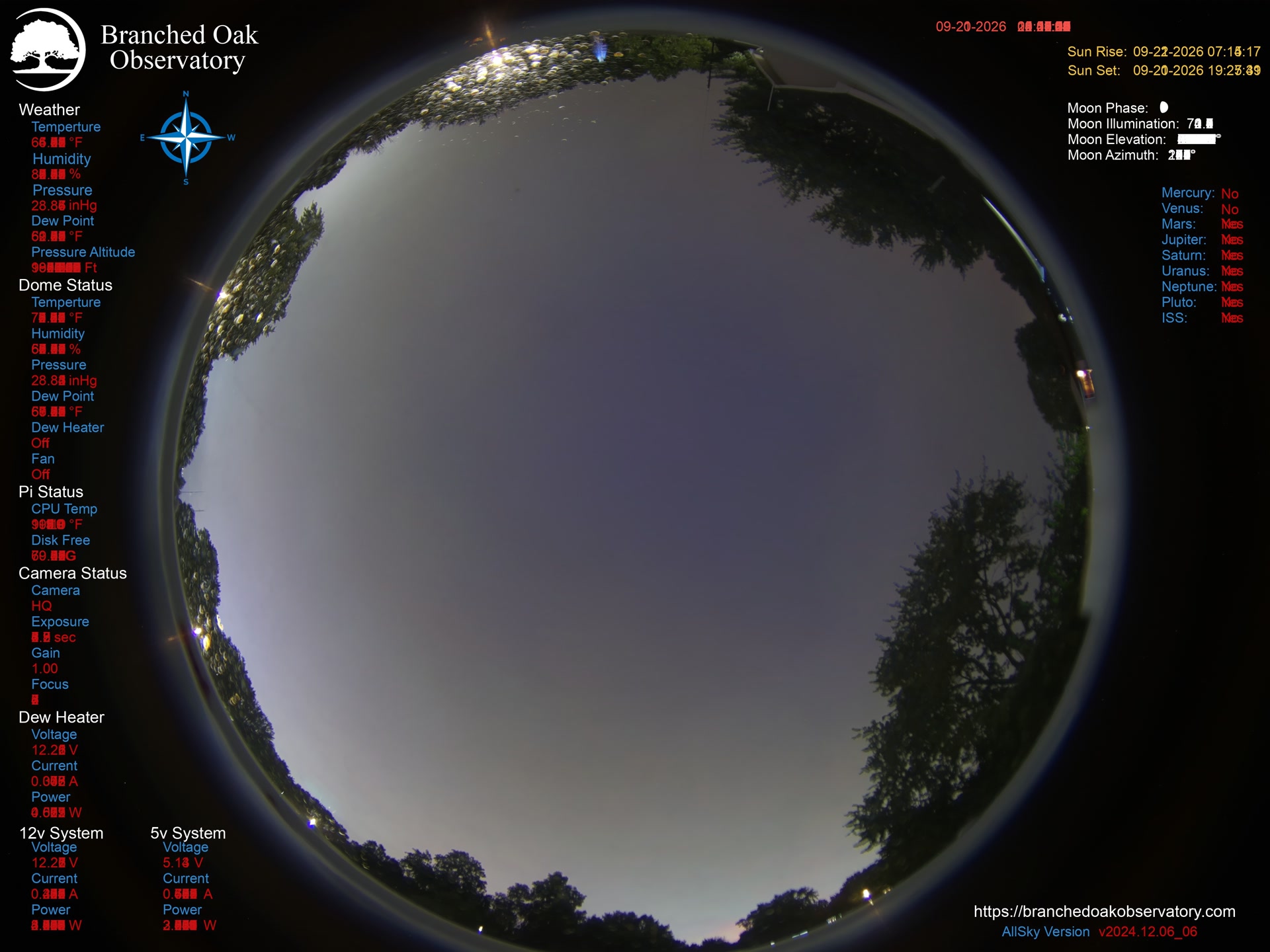 Branched Oak Observatory