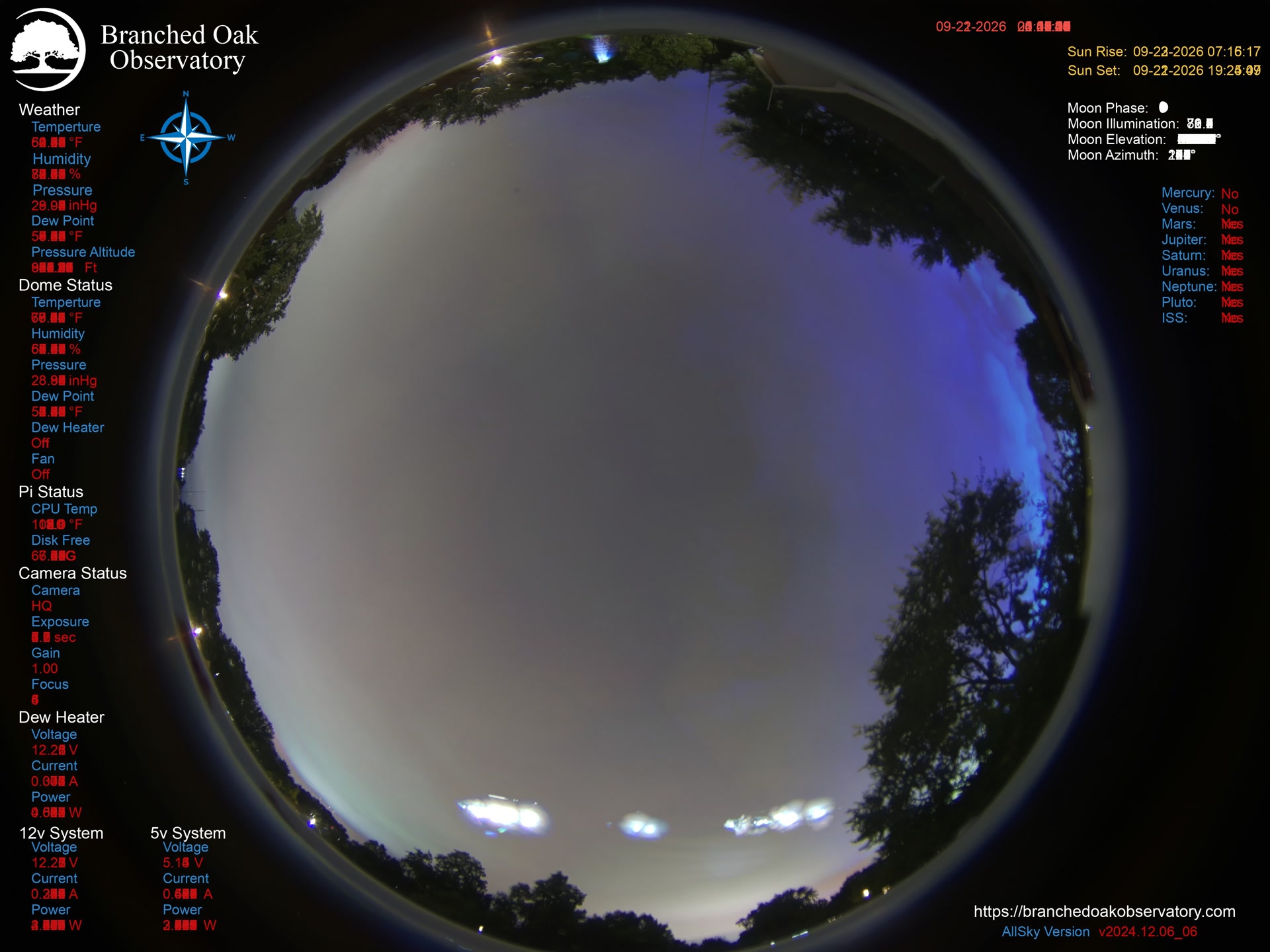 Branched Oak Observatory