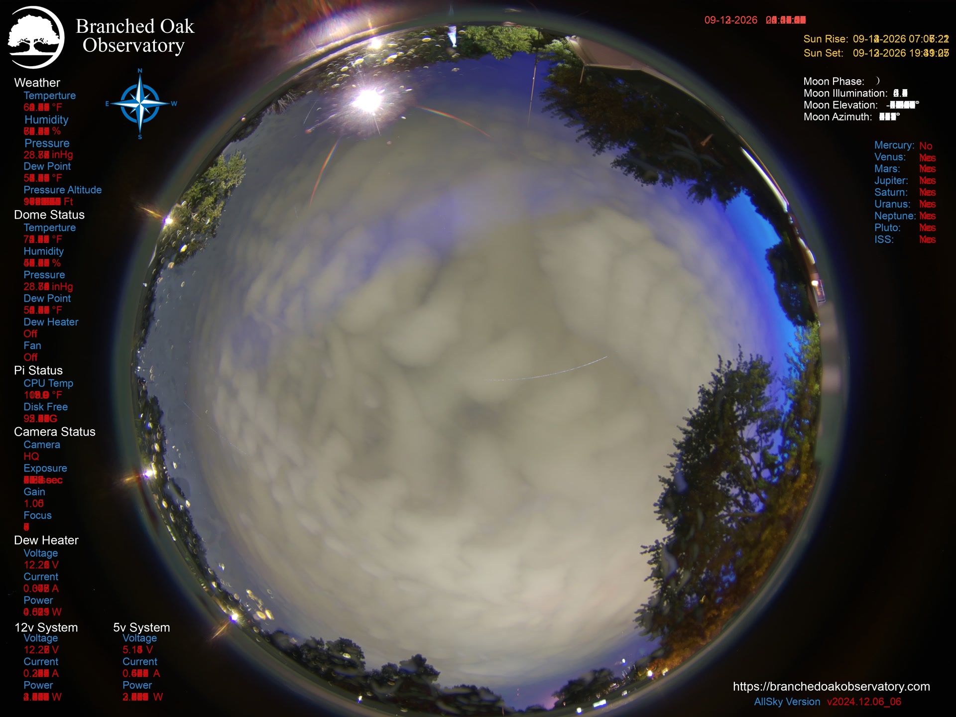 Branched Oak Observatory