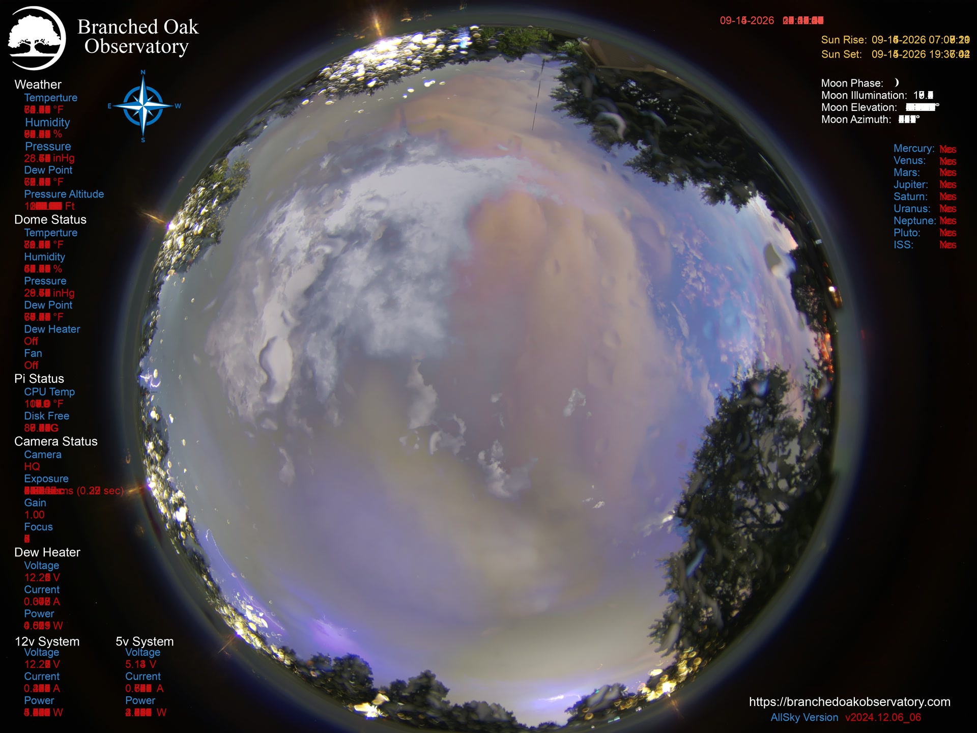 Branched Oak Observatory