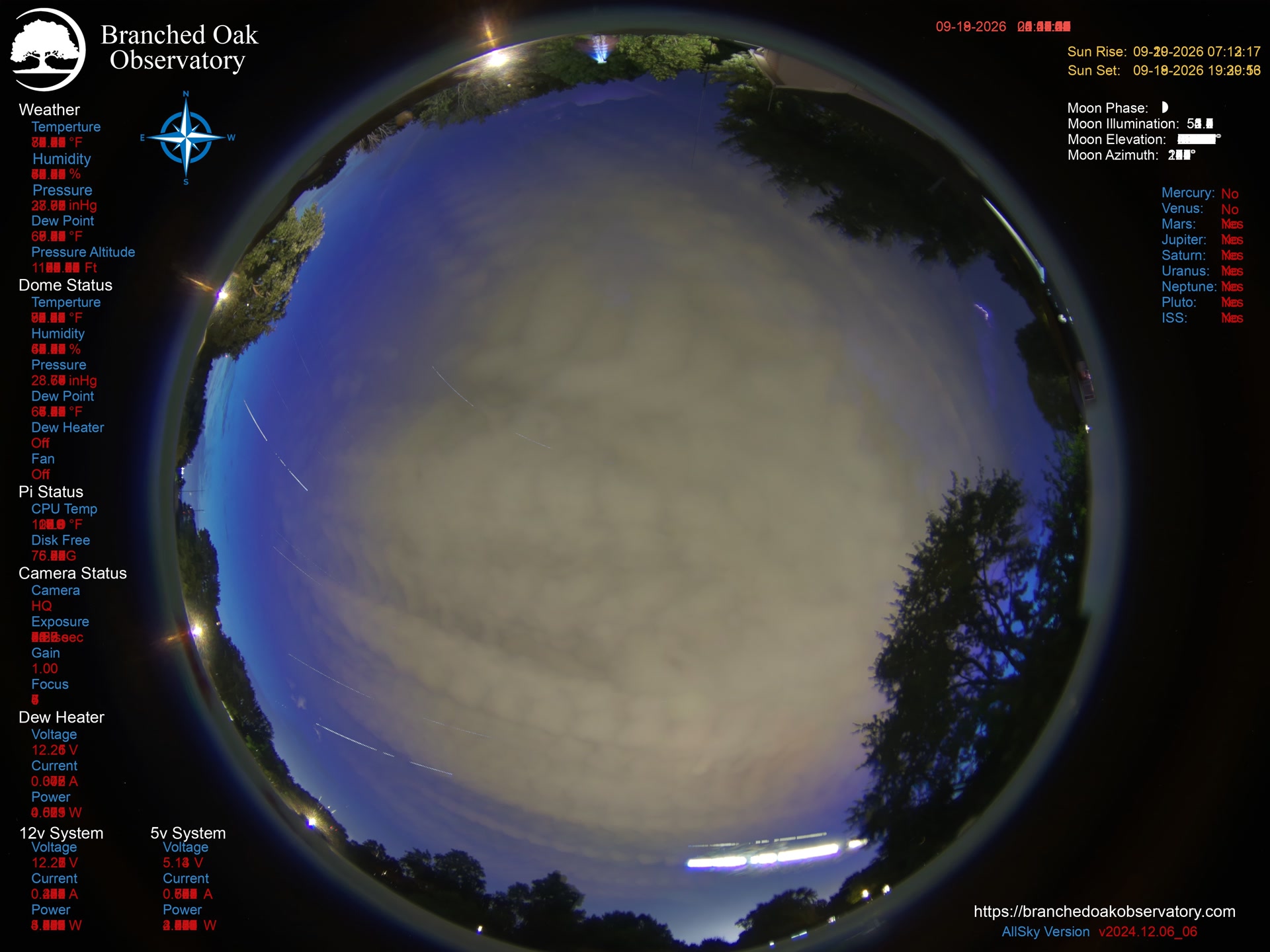 Branched Oak Observatory