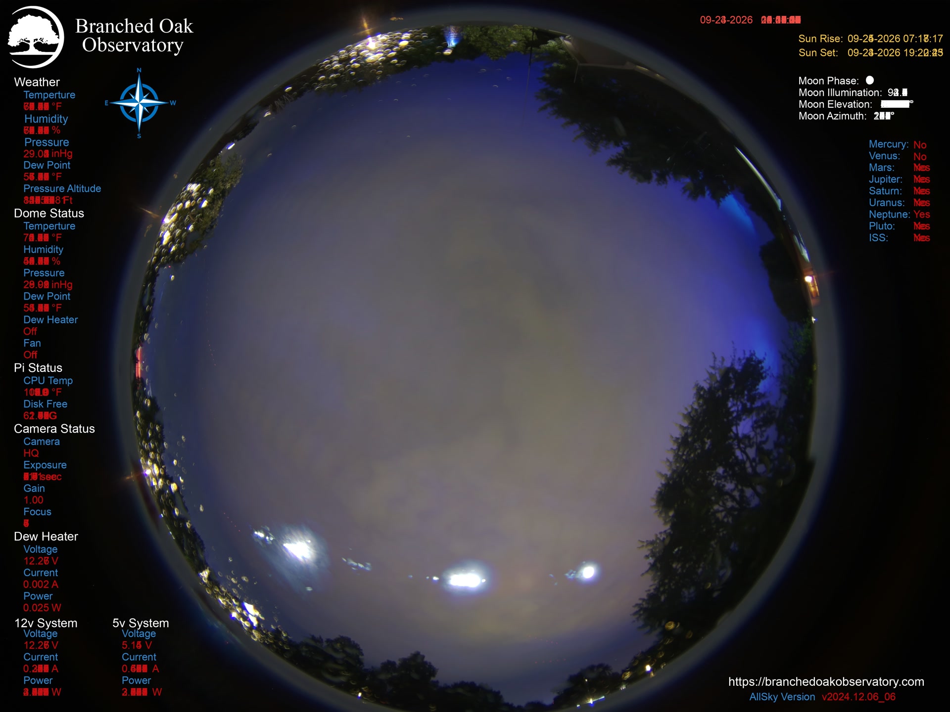 Branched Oak Observatory