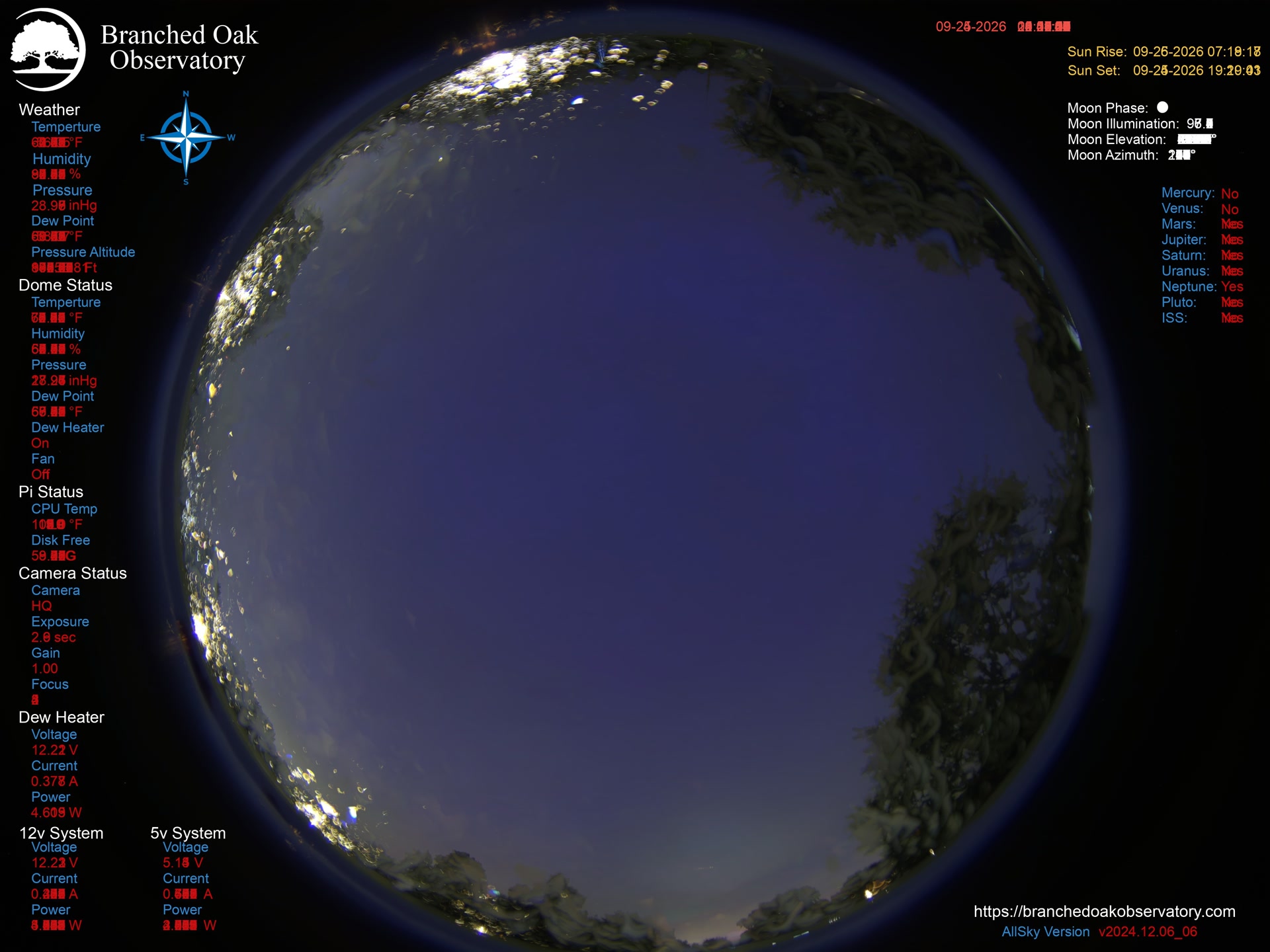 Branched Oak Observatory