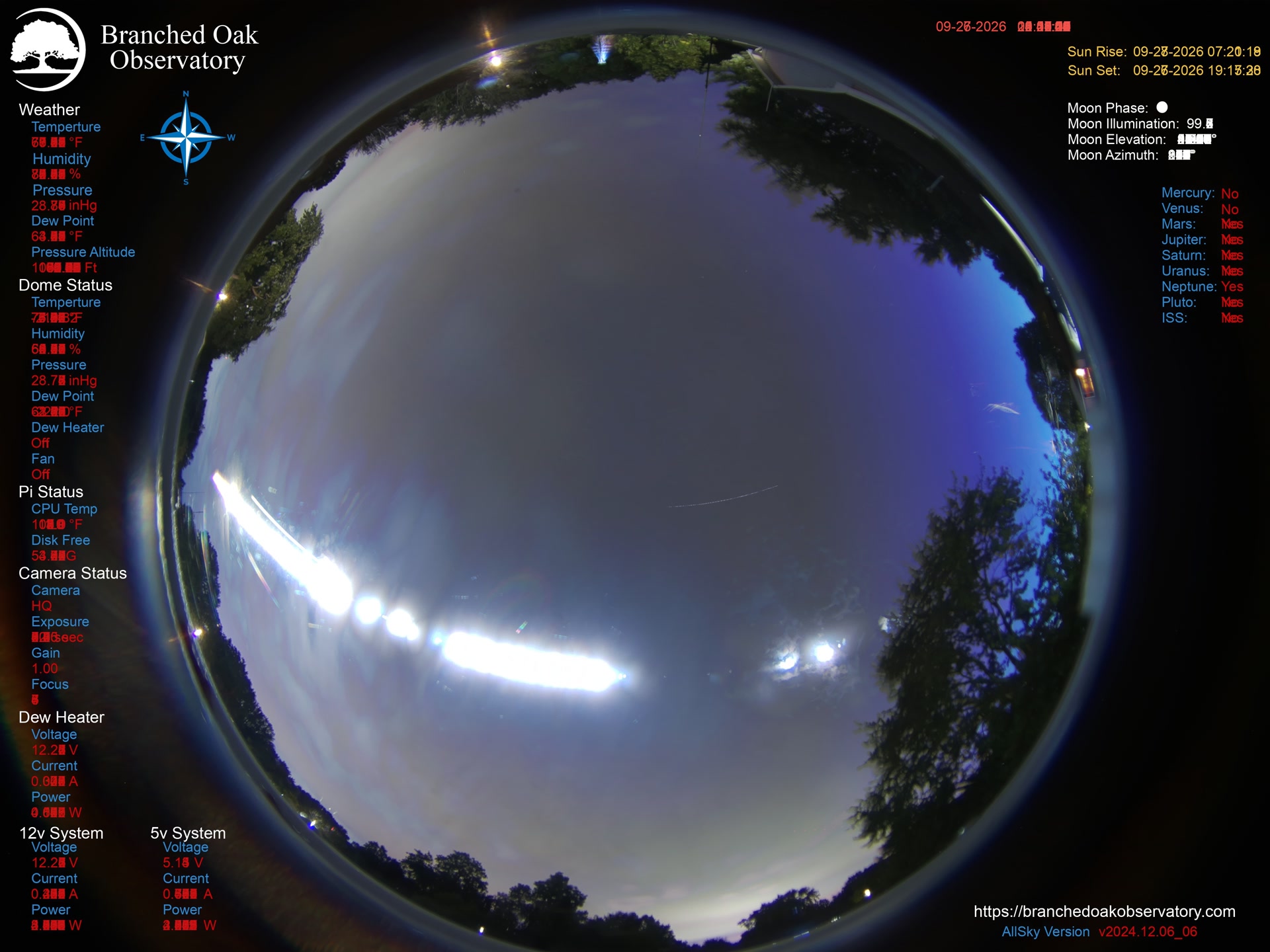 Branched Oak Observatory