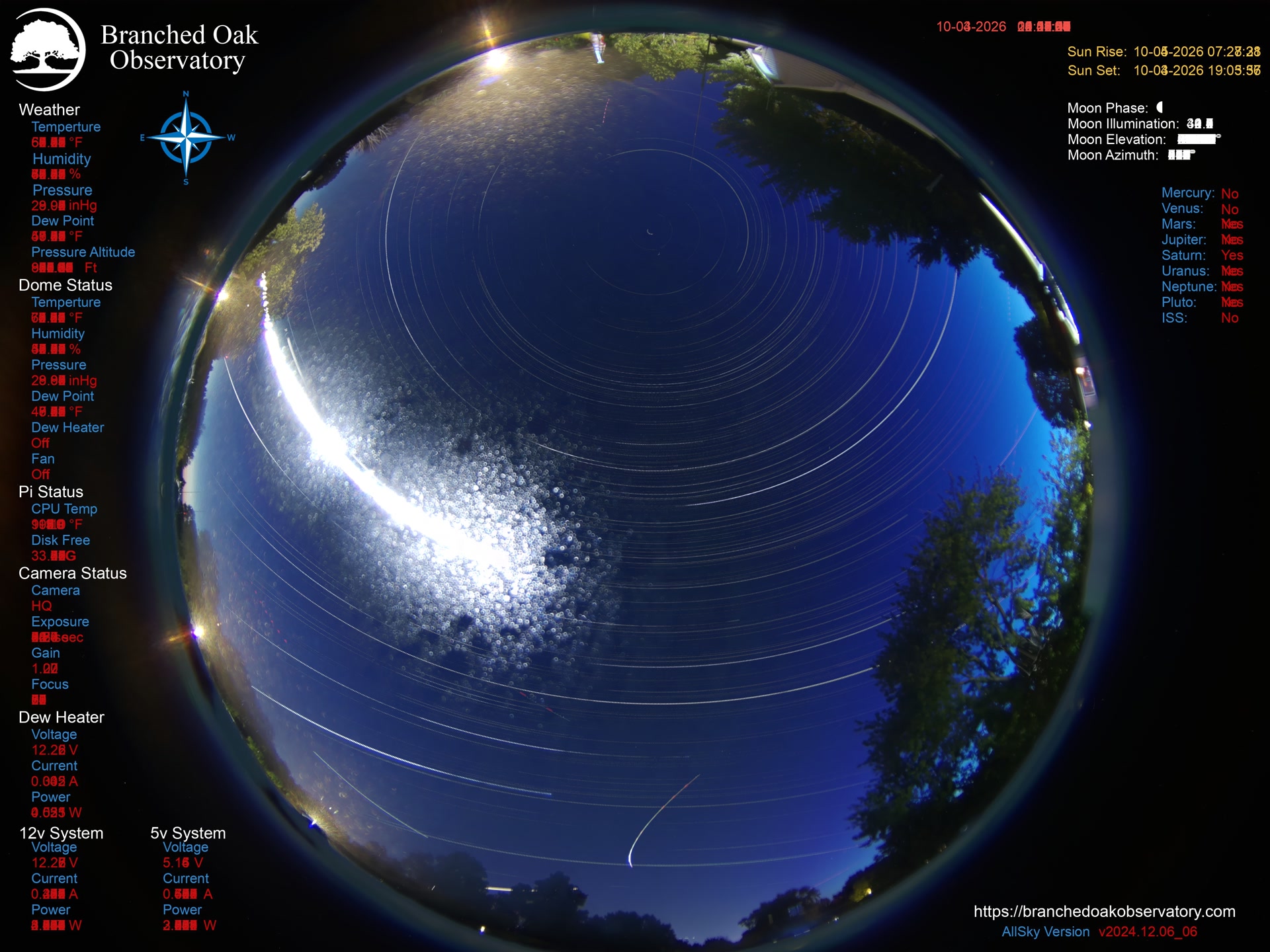 Branched Oak Observatory