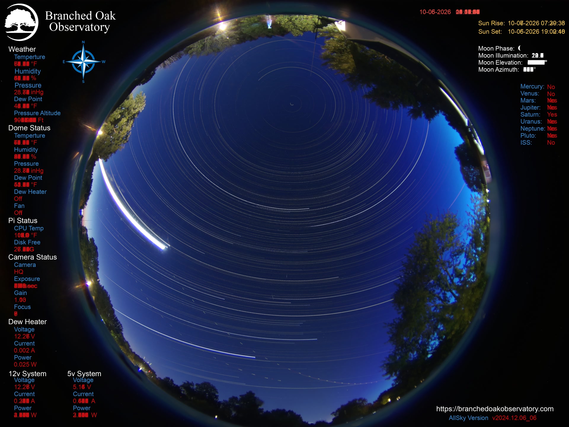 Branched Oak Observatory