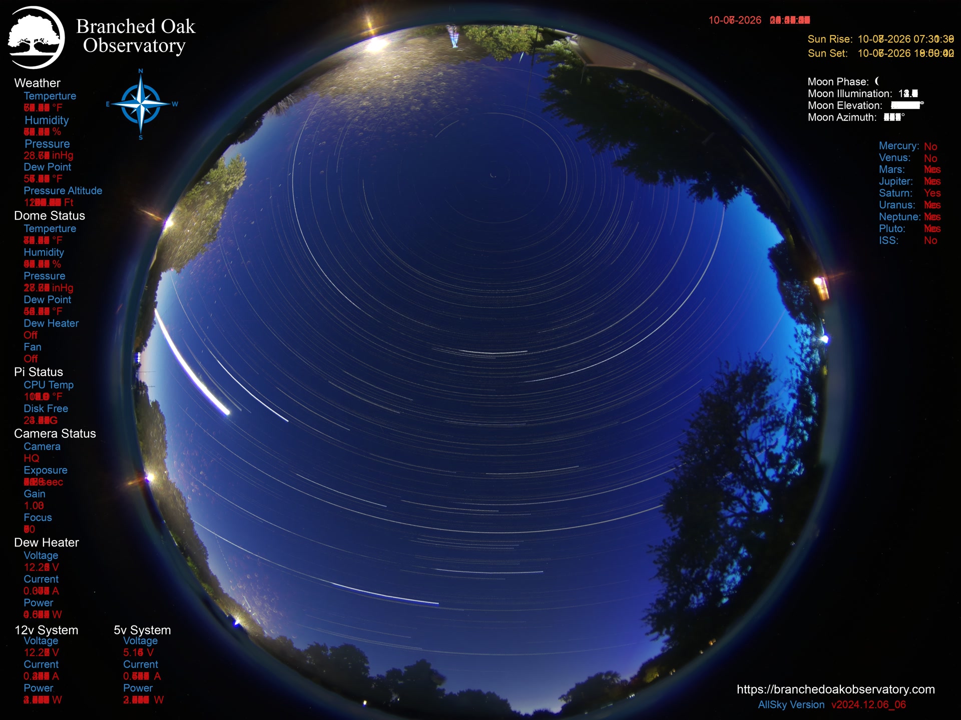 Branched Oak Observatory