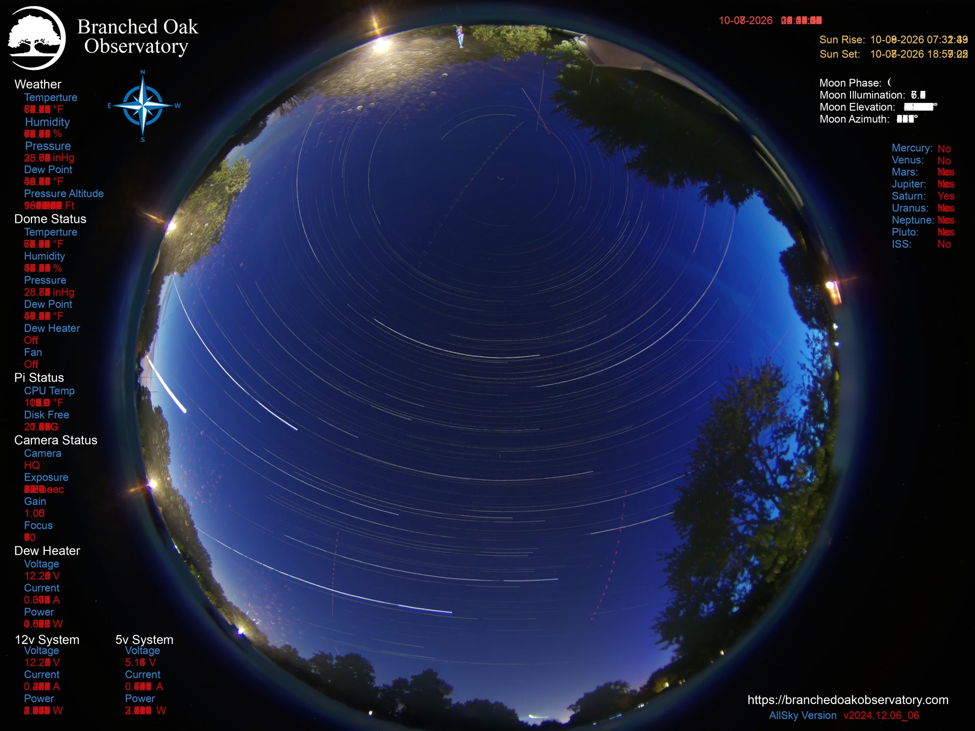 Branched Oak Observatory
