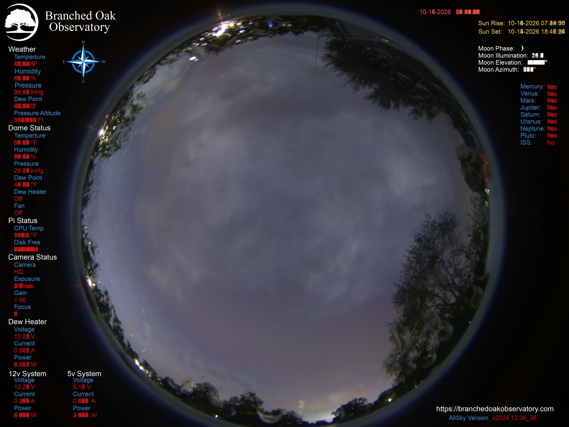 Branched Oak Observatory