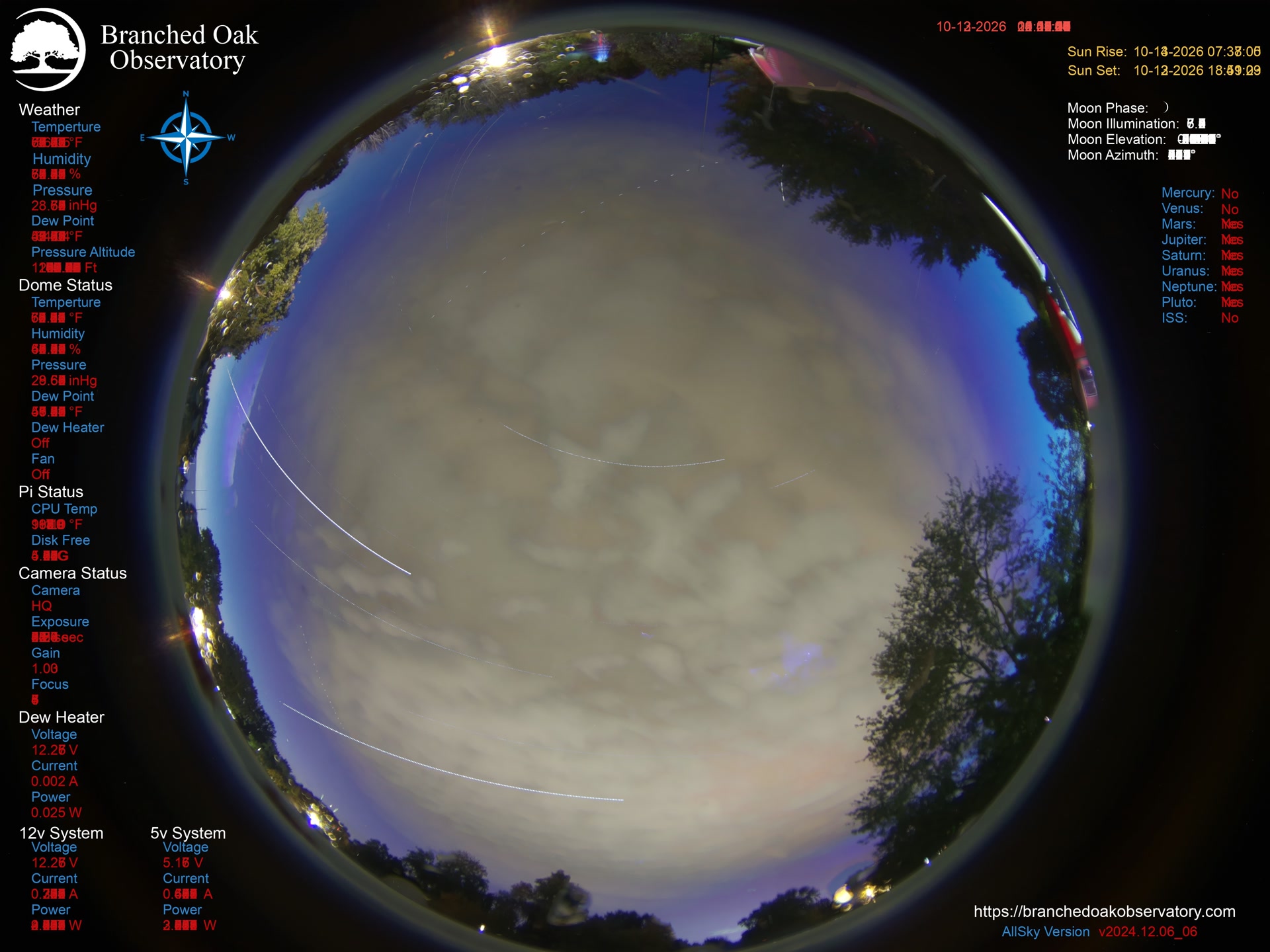 Branched Oak Observatory