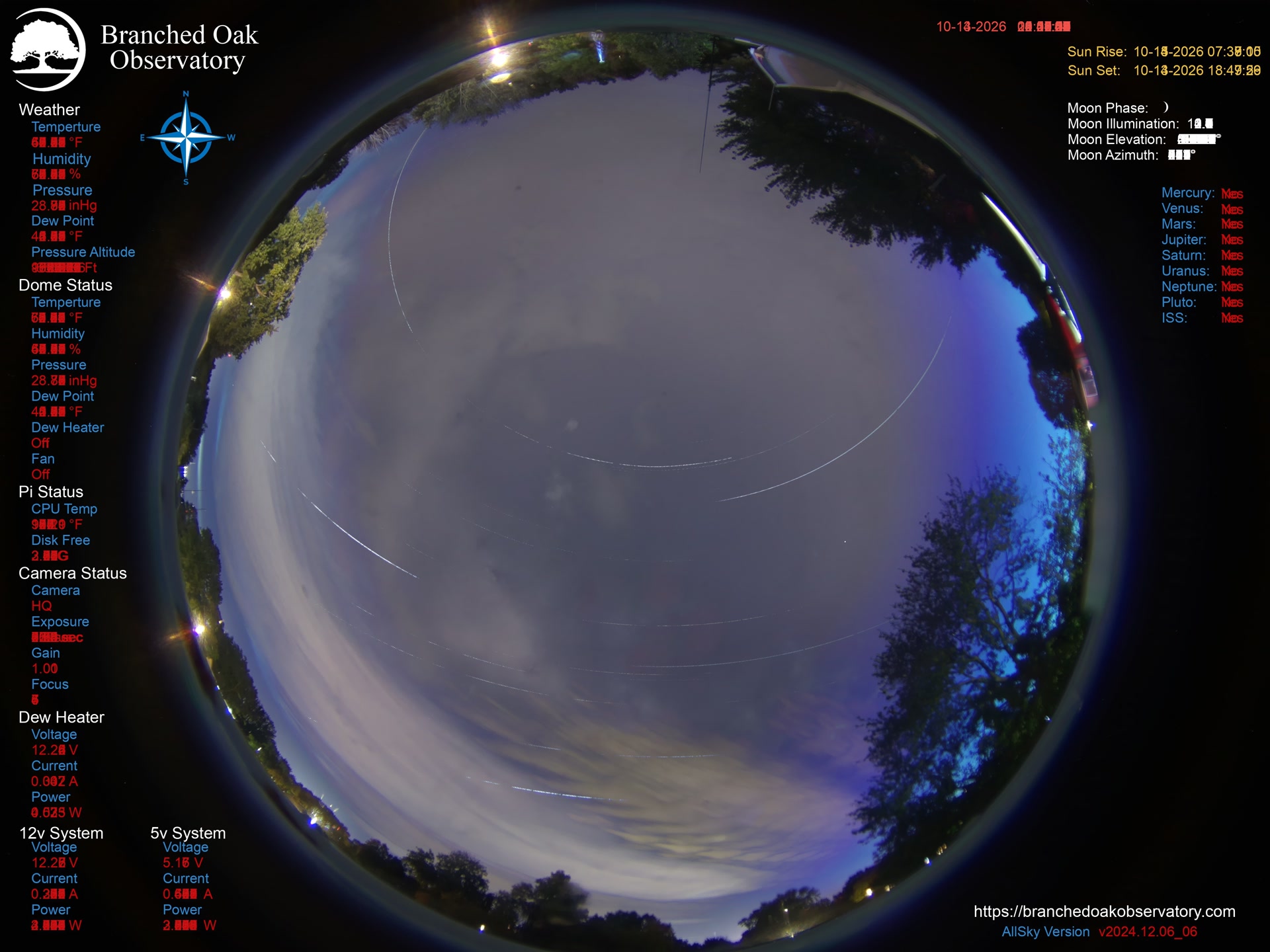 Branched Oak Observatory